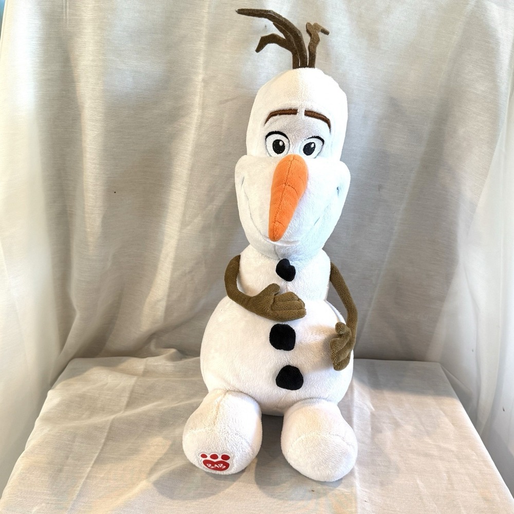 OLAF Build A Bear Workshop Disney Frozen Plush Snowman approx. 17"‎ BAB